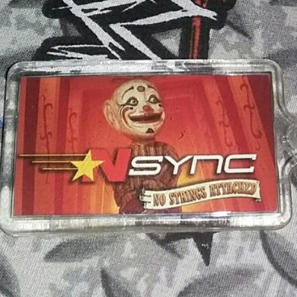 2000 Nsync Promo No Strings Attached Keychain 90s… - image 2
